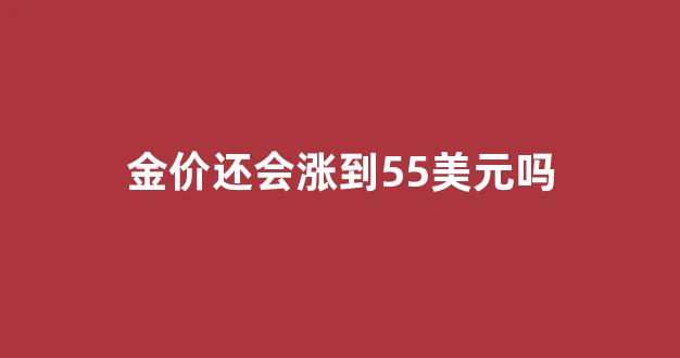 金价还会涨到55美元吗_金价还会持续上涨吗