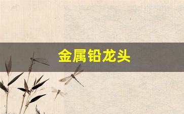 金属铅龙头(铅龙头企业)_https://www.hangfeite.com_科创板_第1张
