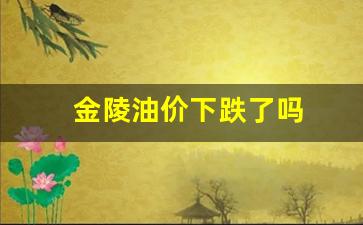金陵油价下跌了吗-金陵加油站电话