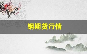 钢期货行情(钢期货行情今日)_https://www.xzdzchf.com_深交所_第1张