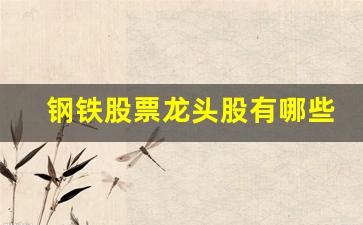 钢铁股票龙头股有哪些公司(2021十大钢铁龙头股)_https://www.qldgs.com_黄金期货_第1张