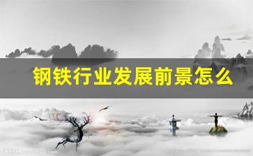 钢铁行业发展前景怎么样(钢铁行业现在怎么样)_https://www.luoxuangg888.com_北交所_第1张