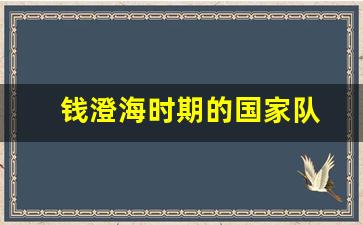 钱澄海时期的国家队-钱澄海是谁