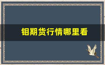 钼期货行情哪里看(沪钼期货行情实时行情)_https://www.wanyuyiyao.com_上交所_第1张