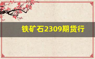 铁矿石2309期货行情(铁矿石2201期货行情)_https://www.qldgs.com_恒指期货_第1张