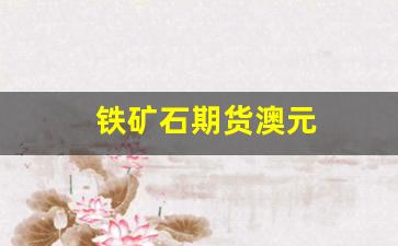 铁矿石期货澳元(澳洲铁矿石期货指数)_https://www.gfdzclz.com_创业板_第1张