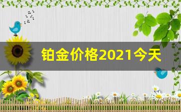 2021今日铂金价格查询_铂金价格2021今天