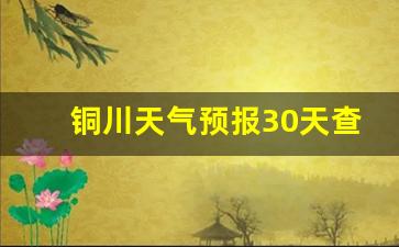 铜川天气预报30天查询结果_铜川天气预报30天查询结果表