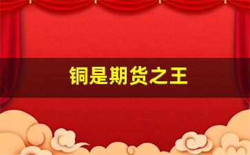 铜是期货之王(中国期货铜王)_https://www.fzdzcxj.com_深交所_第1张