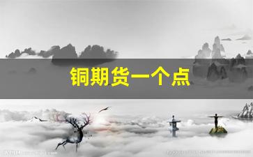 铜期货一个点(铜期货一个点盈亏多少)_https://www.gfdzclz.com_北交所_第1张
