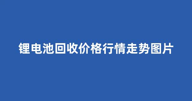 锂电池回收价格行情走势图片(锂电池回收处理设备厂家)_https://www.lclxwz.com_大商所_第1张