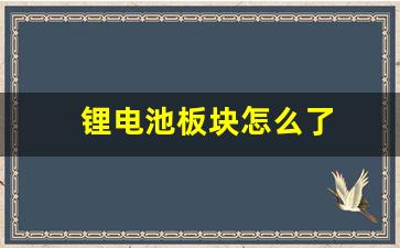 锂电池板块怎么了(锂电池板块的股票有哪些)_https://www.eamstsz.com_上交所_第1张