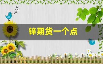 锌期货一个点(锌期货一个点多少钱)_https://www.gfdzclz.com_创业板_第1张