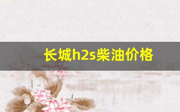 长城h2s报价及图片手动 红标-长城h2s柴油价格