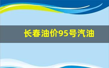 长春油价95号汽油-长春油价95号汽油 今天