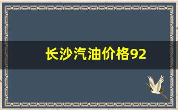 长沙汽油价格92-长沙汽油价格最新调整最新消息