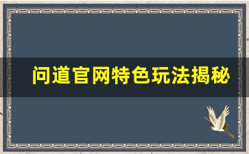 问道159:问道官网特色玩法揭秘,私服玩家欲罢不能!(问道官方全平台)