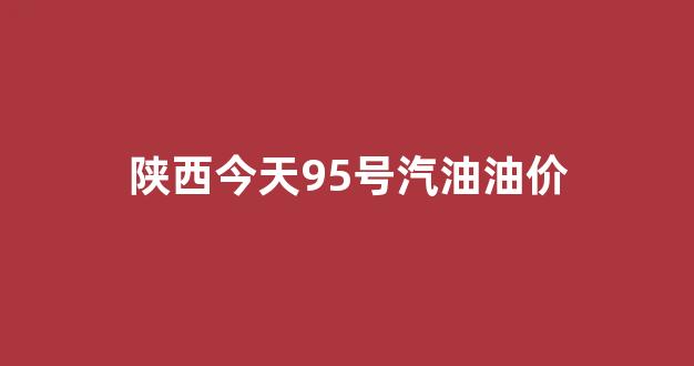 陕西95号汽油多少钱一升?_陕西今天95号汽油油价