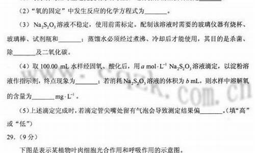 陕西省高考理综答案_陕西高考理综答案解析