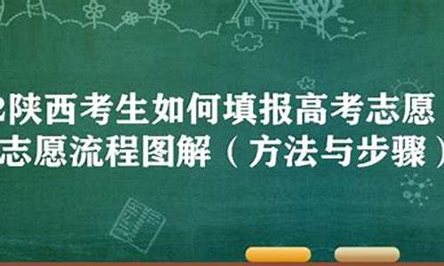 陕西高考志愿填报如何填_2021年陕西高考志愿怎么填