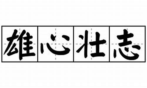 雄心壮志造句怎么写二年级-雄心壮志造句怎么写