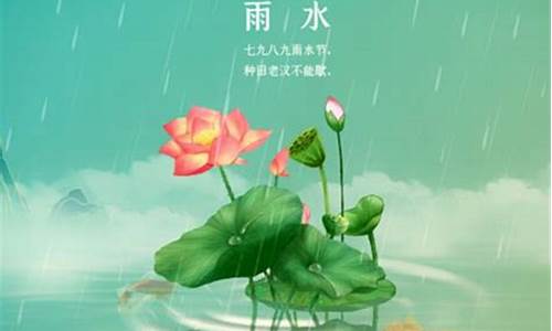 雨水节气代表什么生肖动物_雨水节气是什么生肖