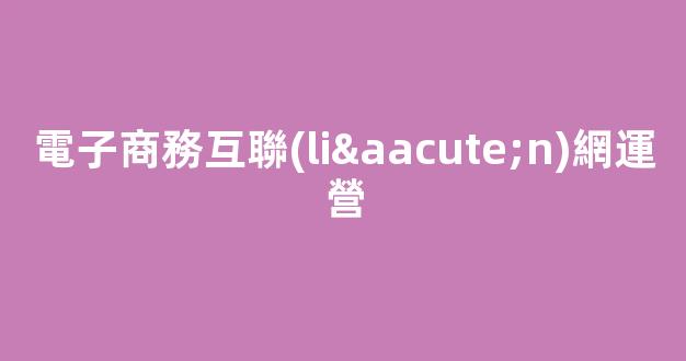 電子商務互聯(lián)網運營