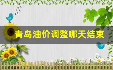 青岛油价调整哪天结束了-青岛油价调整哪天结束了呢