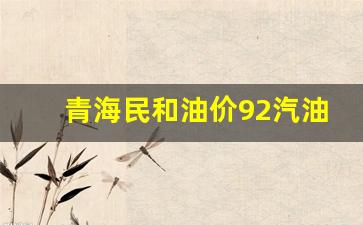 青海92油价调整最新消息-青海民和油价92汽油