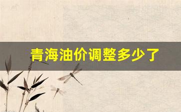 青海油价调整多少了-青海油价调整最新消息