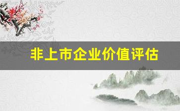 非上市企业价值评估(企业价值评估方法)_https://www.huakunhengjia.com_期货资讯_第1张