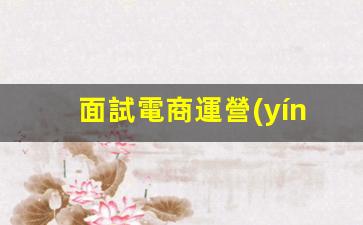 面試電商運營(yíng)需要問(wèn)什么問(wèn)題插圖