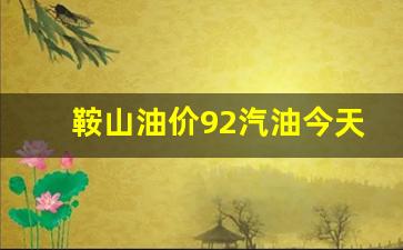 鞍山油价92汽油今天价格-鞍山油价92汽油今天