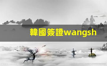 韓國簽證wangshang(韓國簽證網上預約)