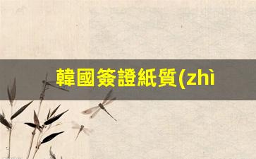韓國簽證紙質(zhì)簽證圖片(韓國簽證紙質(zhì)簽證圖片高清)