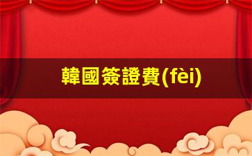 韓國簽證費(fèi)用(韓國簽證費(fèi)用收費(fèi)標(biāo)準(zhǔn))