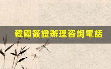 韓國簽證辦理咨詢電話北京(韓國簽證咨詢電話1234)