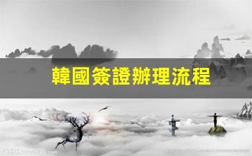 韓國簽證辦理流程(深圳去韓國簽證辦理流程)