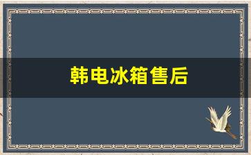 韩电冰箱售后-韩电冰箱售后快速上门