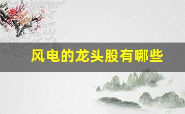 风电的龙头股有哪些(风电各个领域龙头)_https://www.wanyuyiyao.com_上交所_第1张