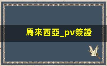 馬來西亞PV簽證申請(qǐng)攻略，詳解馬來西亞簽證官網(wǎng)操作流程