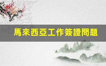 馬來西亞工作簽證問題(馬來西亞工作簽證一般多長時間)
