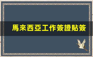 馬來西亞工作簽證貼簽進度查詢(馬來西亞工作簽證一般多長時間)