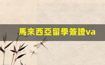 馬來西亞留學簽證val(馬來西亞留學簽證費用一般多少錢)