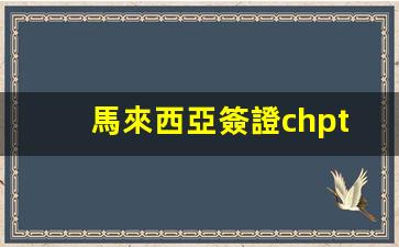 馬來西亞簽證chptcha(馬來西亞簽證最新規(guī)定)
