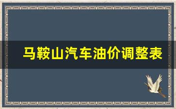 马鞍山汽车油价调整表-马鞍山市最新油价