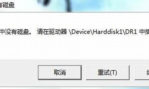 驱动器中没有磁盘请在驱动器G_驱动器中没有磁盘请在驱动器device