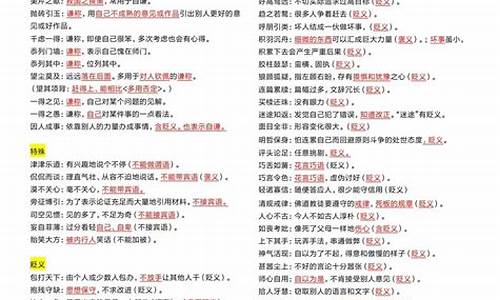 高中易混易错成语及解释_高中易混易错成语及解释大全