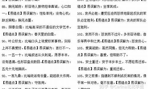 高考成语分类整理图片,高考成语分类整理