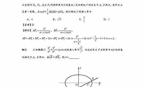 高考数学椭圆双曲线,高考数学椭圆双曲线抛物线知识点总结